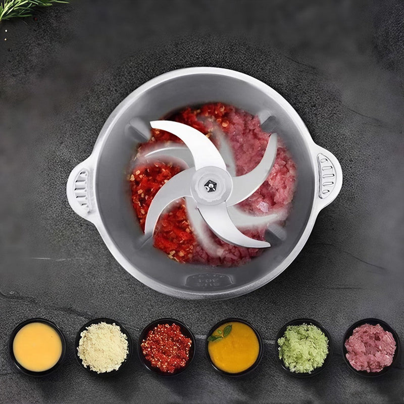 đŽ PowerChop Proâą â Triturador e Processador ElĂ©trico 2L / 3L em Aço Inox