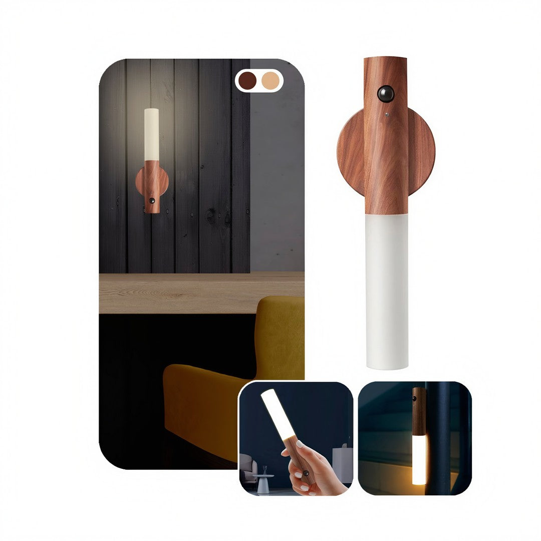 LumiSense Pro – Luminária LED Recarregável com Sensor de Movimento