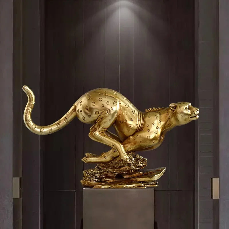 Escultura Leopardo