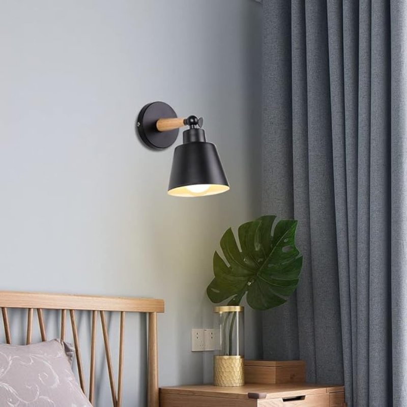 Arandela de Parede Regulável Nórdica com Lâmpada