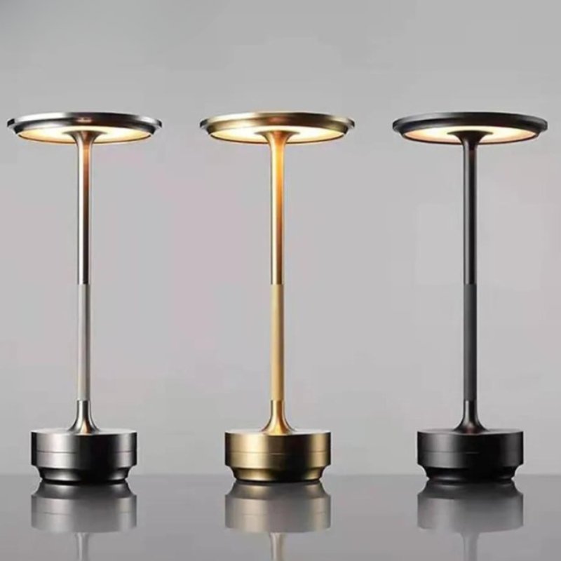 Luminária de Mesa LED Sem Fio 3 Tons de Luz