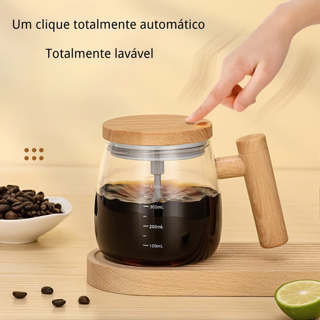 StirCup Pro™ – Chávena Misturadora Automática 400ml (USB-C)