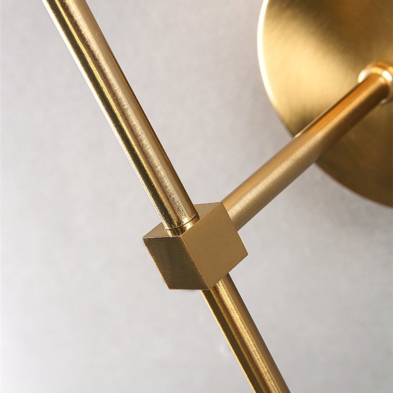 Arandela Abajur de Parede Retrô Metal e Cuba de Linho