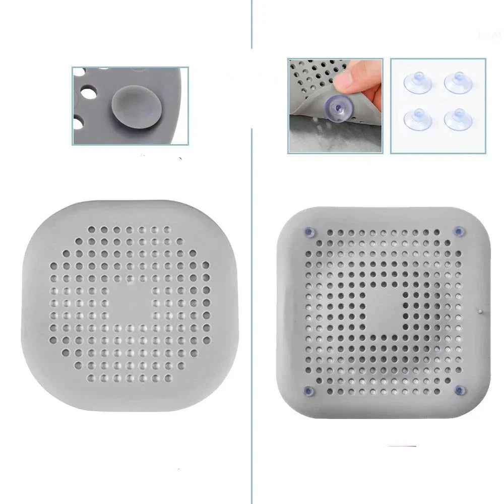 Kit de Filtros para Ralo de Silicone com Ventosas -Âncora