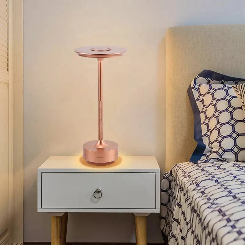 Luminária de Mesa LED Sem Fio 3 Tons de Luz